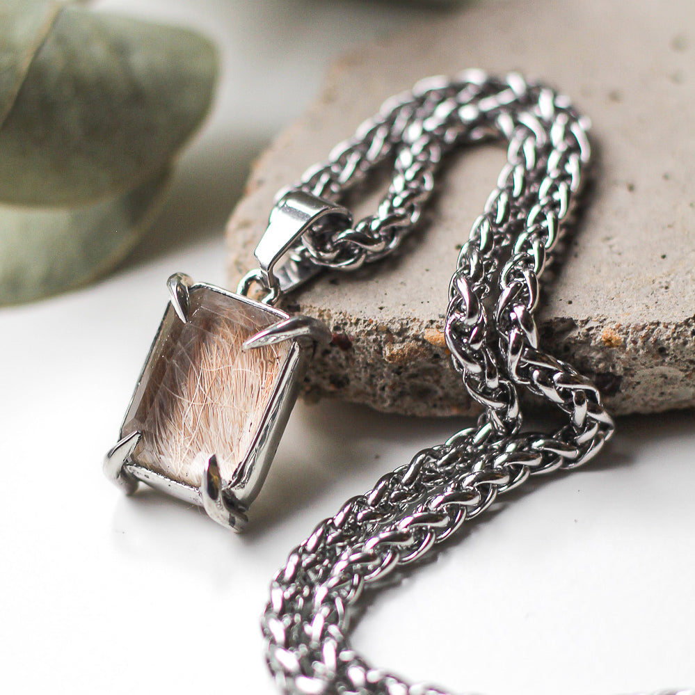 Custom Hair/Fur Claw Necklace