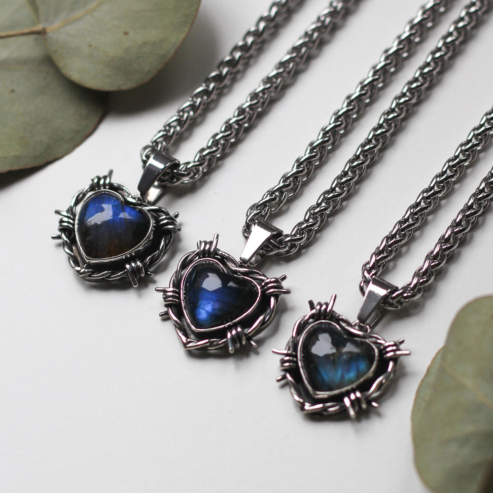 Labradorite Barbed Wire