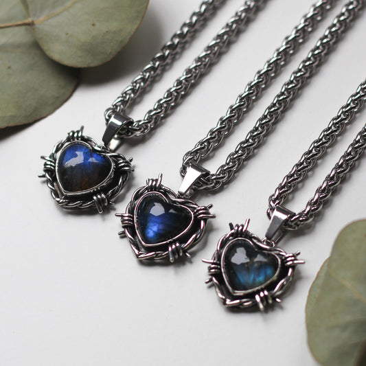 Labradorite Barbed Wire