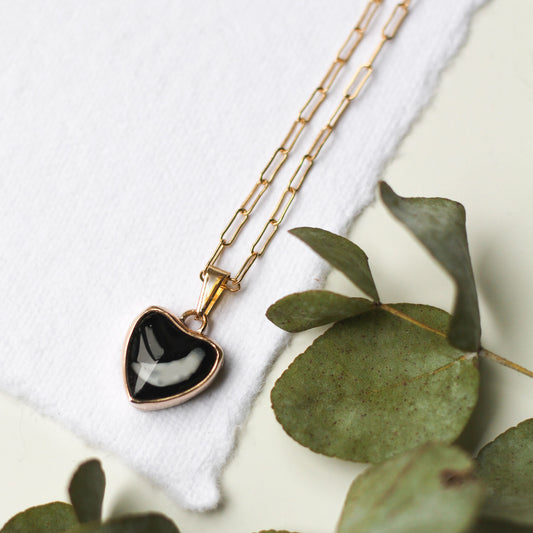 Custom GOLD Tooth Heart Necklace